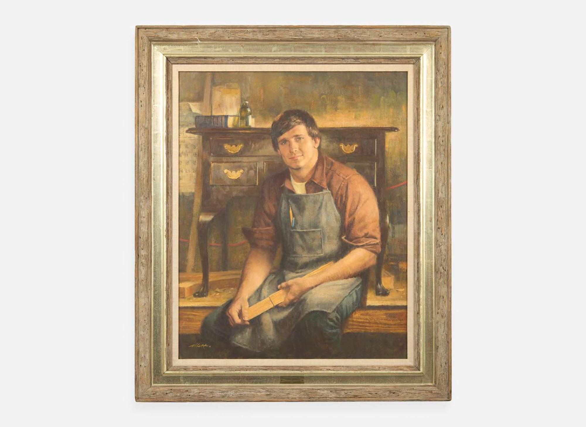 Robert Kennedy Abbett (American, 1926–2015) - Portrait of Mr. Frank Rhodes Jr.