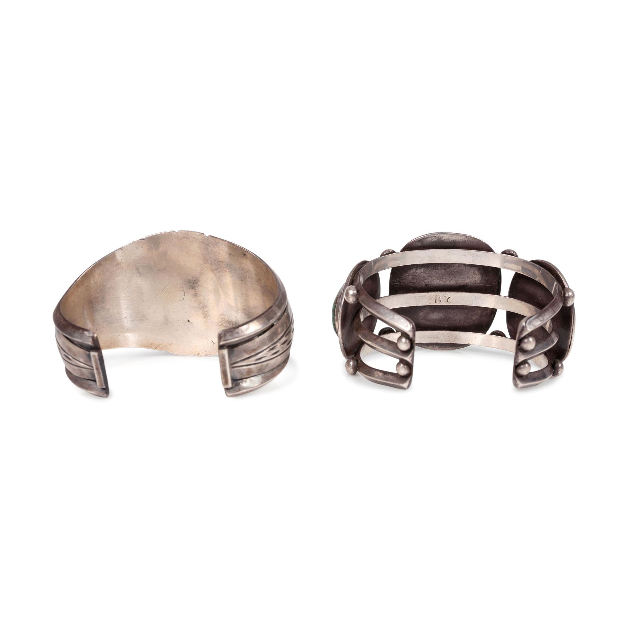 Pair of Navajo Cuff Bracelets