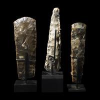 Three Neolithic Flint Axes