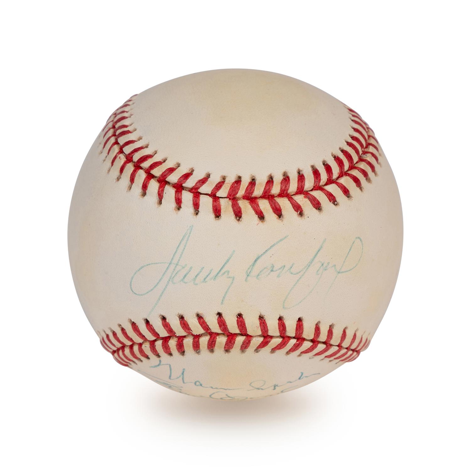 An All Century Team Ace Pitchers Signed Autograph Baseball Including Sandy Koufax (Beckett Authentication Services Letter)