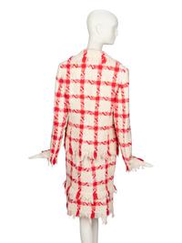 Versace, Fringed Tweed Skirt Suit