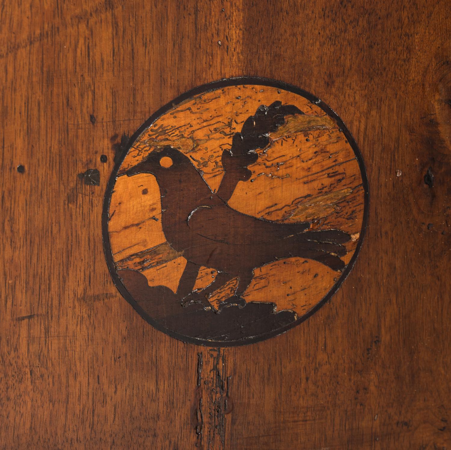 An Italian Baroque Marquetry and Part-Ebonized Bureau Chest