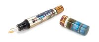 A Krone Mouline Rouge: Toulouse-Lautrec Limited Edition 18 Magnum Fountain Pen and Ink Set