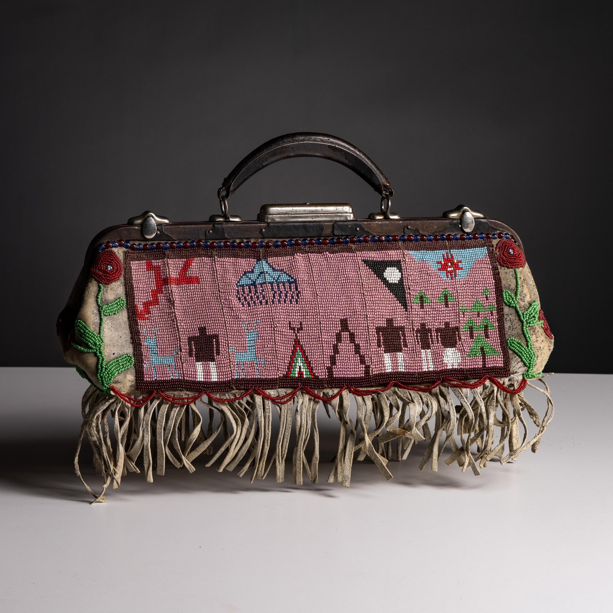 Plains Beaded Hide Doctor's Bag
