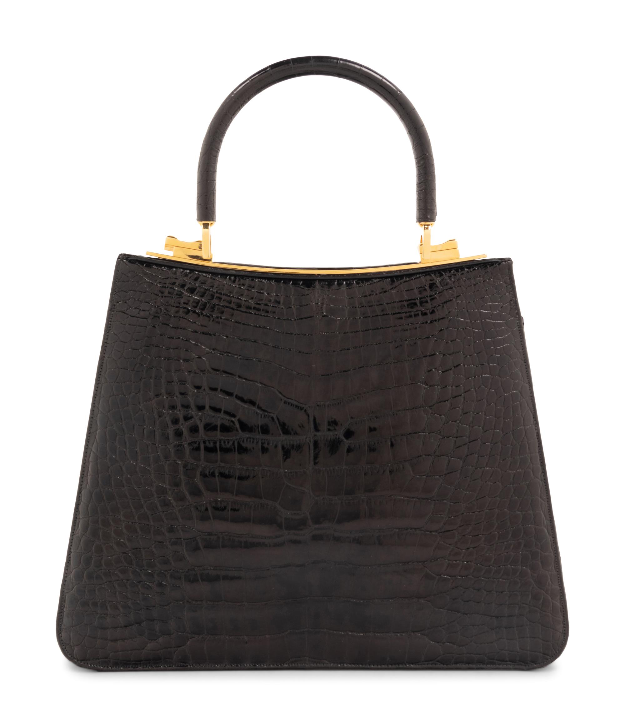 Judith Leiber Alligator Flap Bag