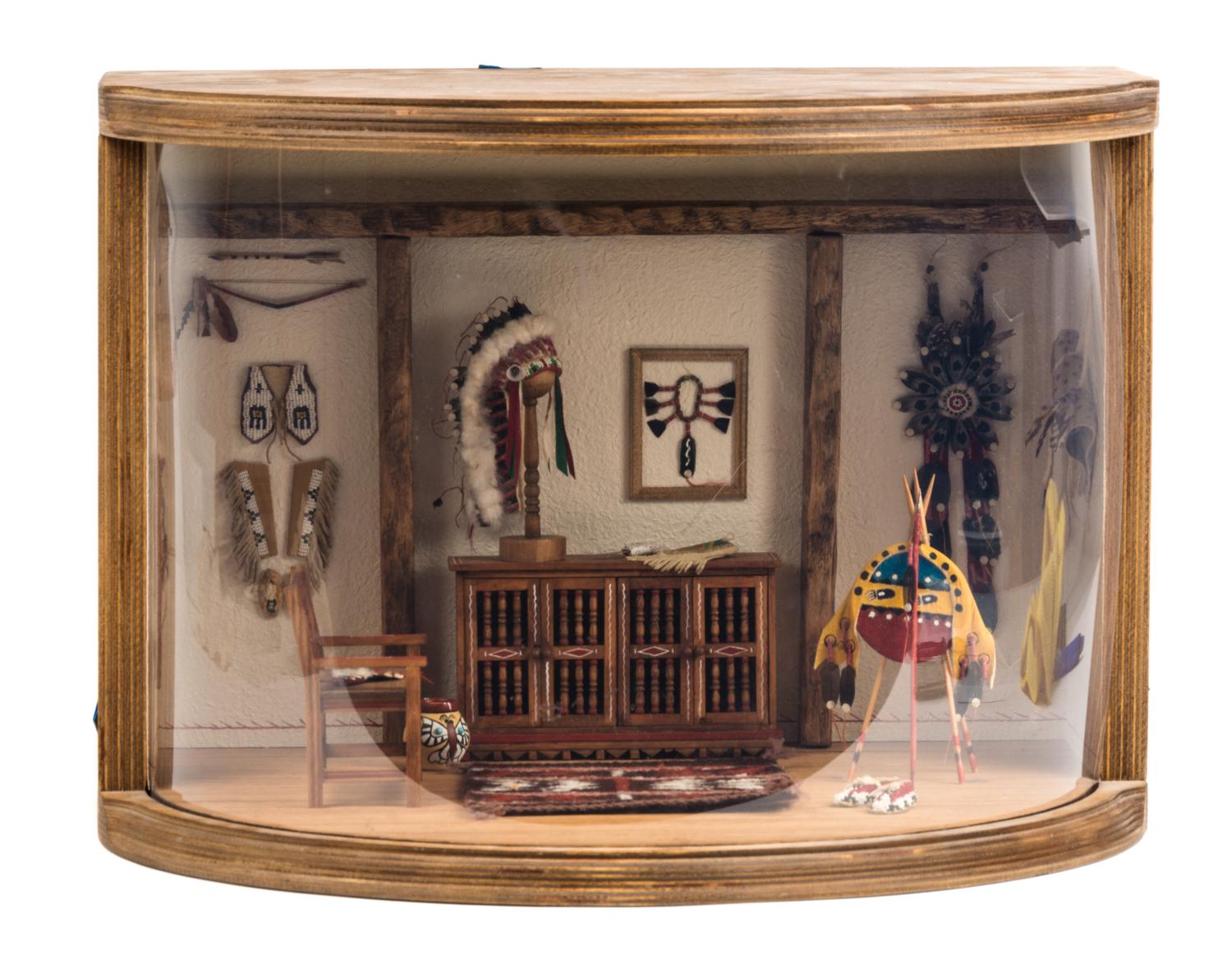 A Southwestern Style Room Height 10 3/4 x width 15 1/4 x depth 11 3/4 inches. — Brian "Rainbow Hand" and Kathy Tepper