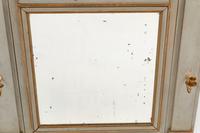 A Continental Painted Trumeau Mirror