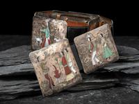 Silver and Channel Inlay Storyteller Concha Belt