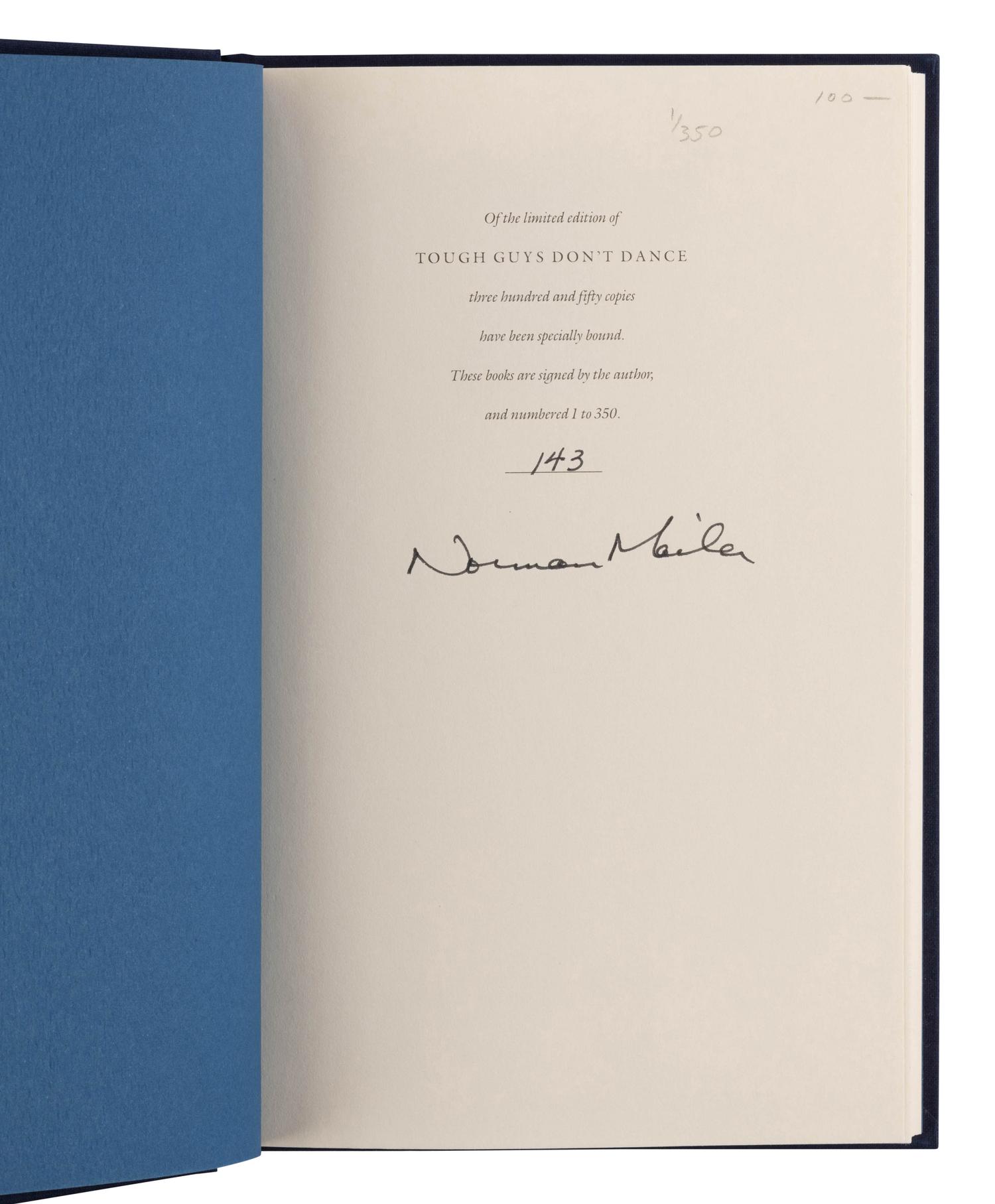 MAILER, Norman (1923-2007). A group of 13 works , including: