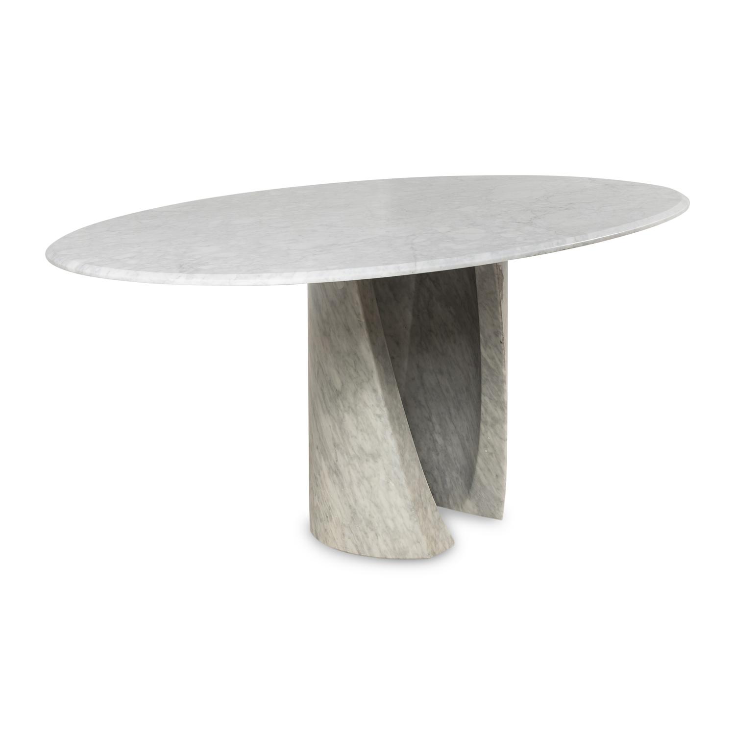 A Contemporary Marble Dining Table