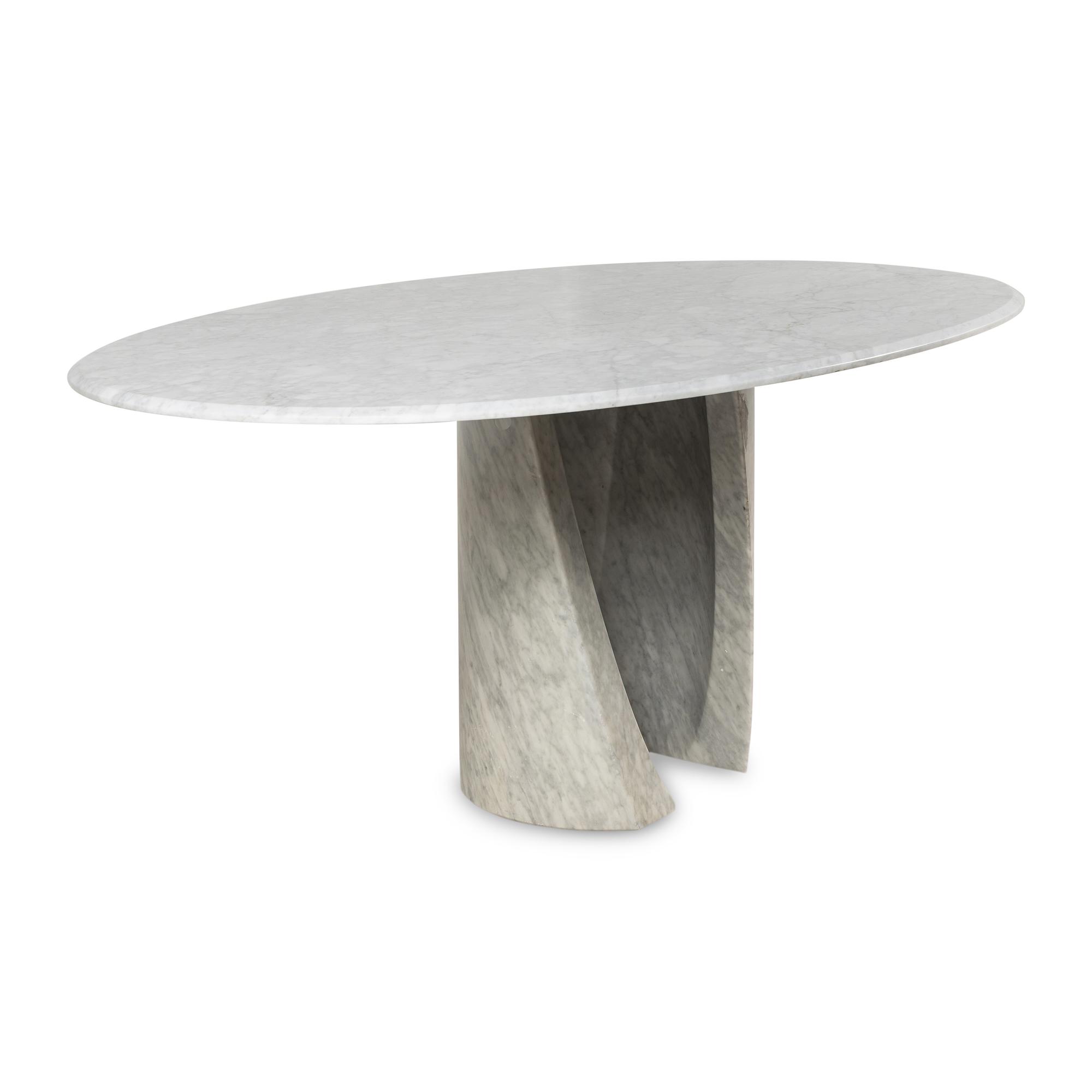 A Contemporary Marble Dining Table