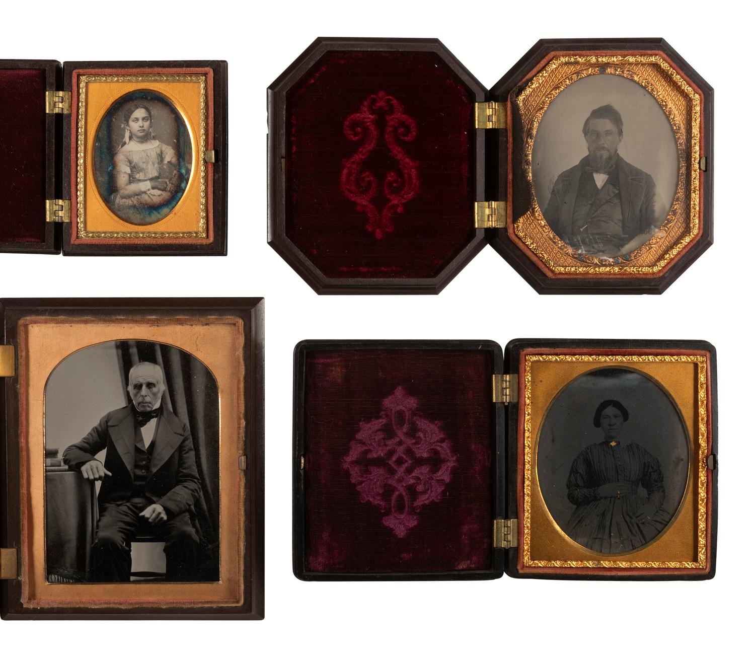 [EARLY PHOTOGRAPHY]. 37 assorted Union cases.