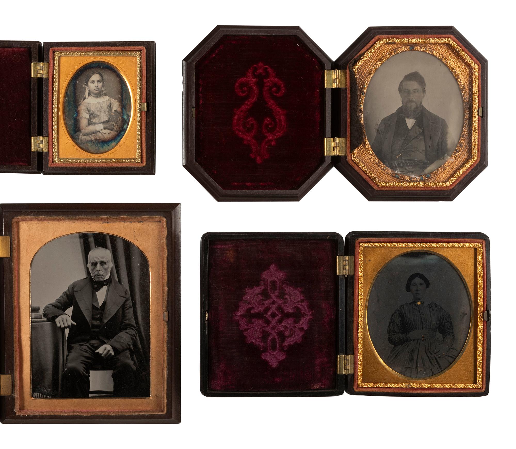 [EARLY PHOTOGRAPHY]. 37 assorted Union cases.