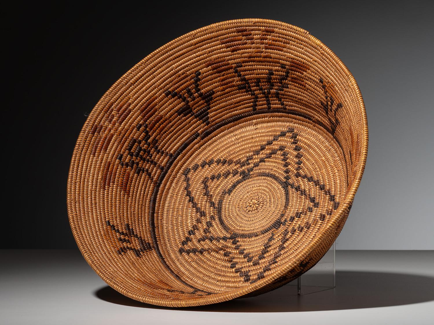 Central California Polychrome Basket