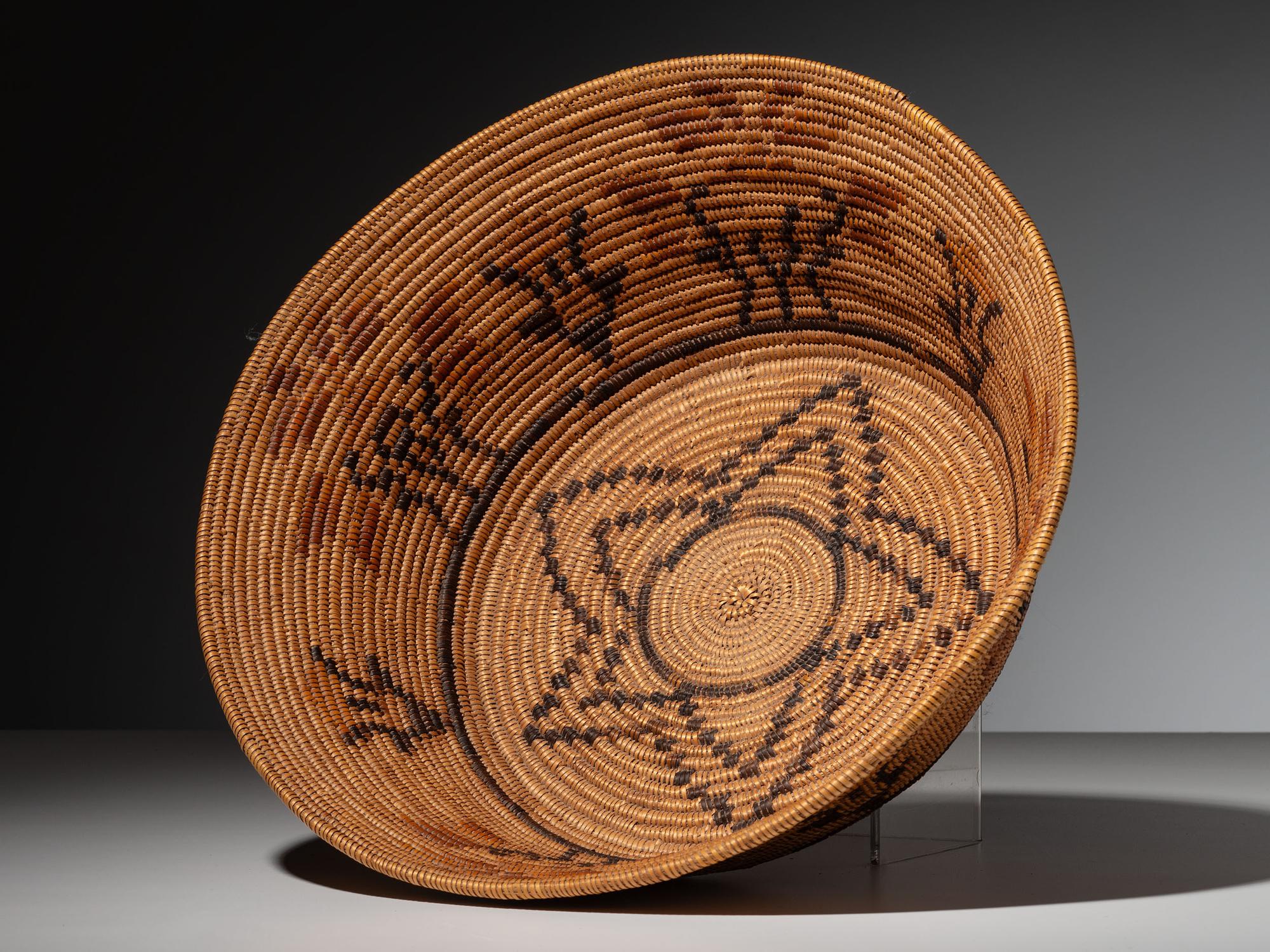 Central California Polychrome Basket
