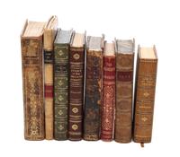 COLLECTION OF LEATHER BINDINGS