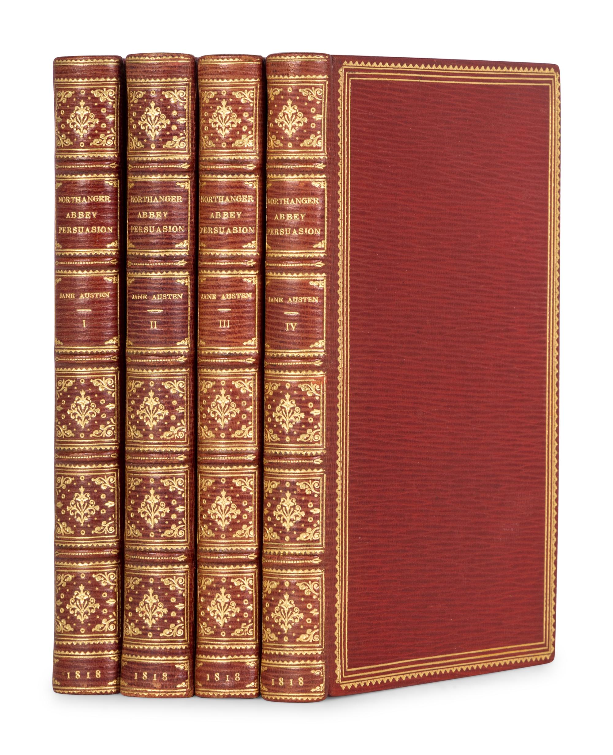AUSTEN, Jane (1775-1817). Northanger Abbey: and Persuasion. By the Author of "Pride and Prejudice", "Mansfield-Park" &c. With a Biographical Notice of the Author. London: John Murray, 1818.
