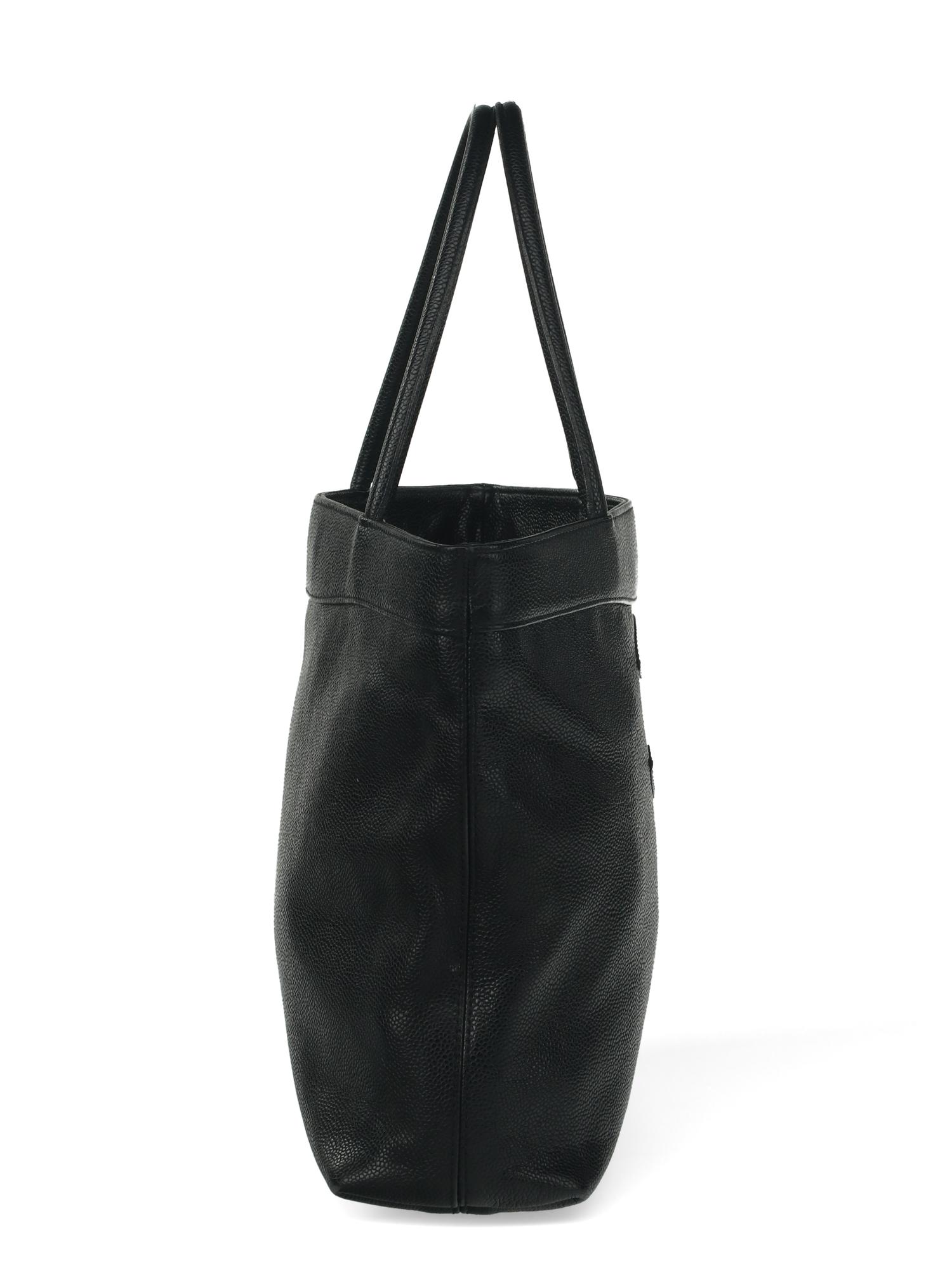 Chanel Tote in Black Caviar Leather