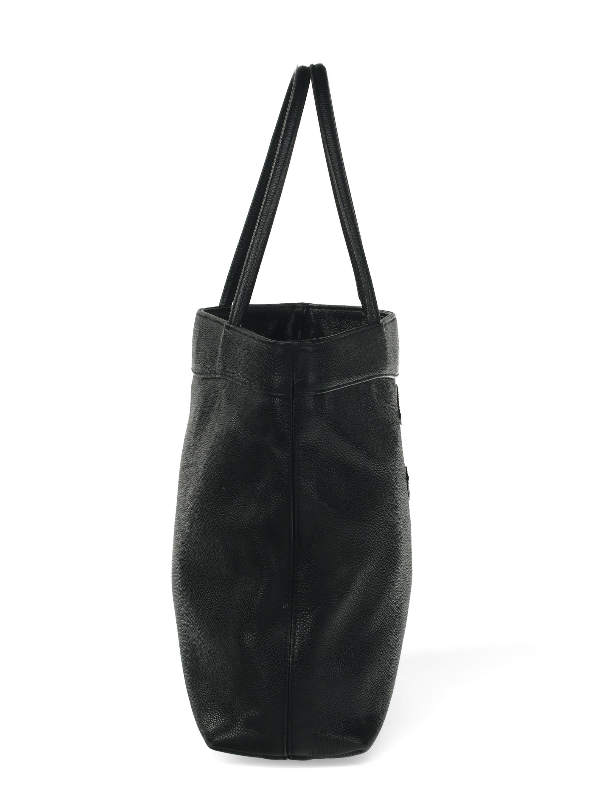 Chanel Tote in Black Caviar Leather