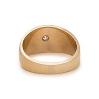 YELLOW GOLD AND DIAMOND RING