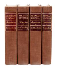 [LINCOLN, Abraham]. SANDBURG, Carl (1878-1967). Abraham Lincoln: The War Years. New York: Harcourt, Brace & Company, 1939.