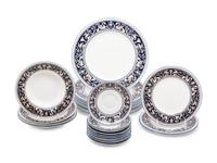 A Wedgewood Florentine Porcelain Dinner Service