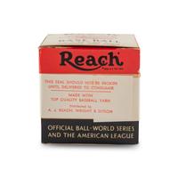 An Original, Unused 1940s Reach Official American League Baseball in Sealed Box
