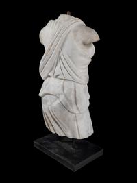 A Continental Marble Female Torso