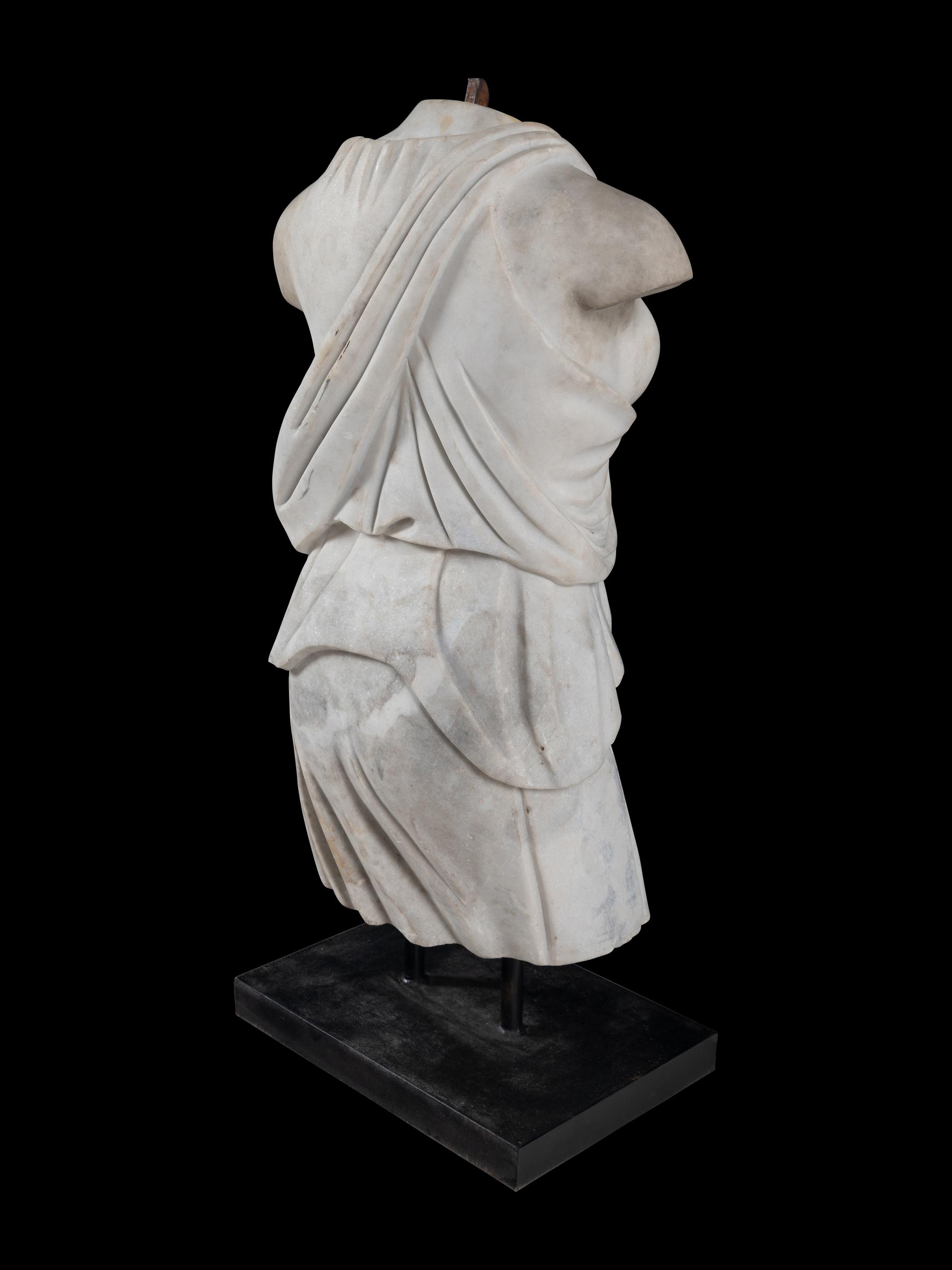 A Continental Marble Female Torso
