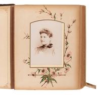 [EARLY PHOTOGRAPHY]. A collection of over 200 19th century photographs, incl. tintype of Indian Wars-era soldier.