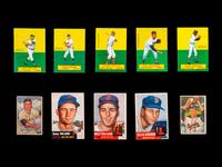 A Group of 30 Assorted 1950s and 1960s Baseball Cards (Including Ernie Banks and Willie Mays),