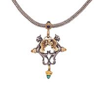 PAUL LANTUCH, COLLECTION OF STERLING SILVER AND YELLOW GOLD JEWELRY