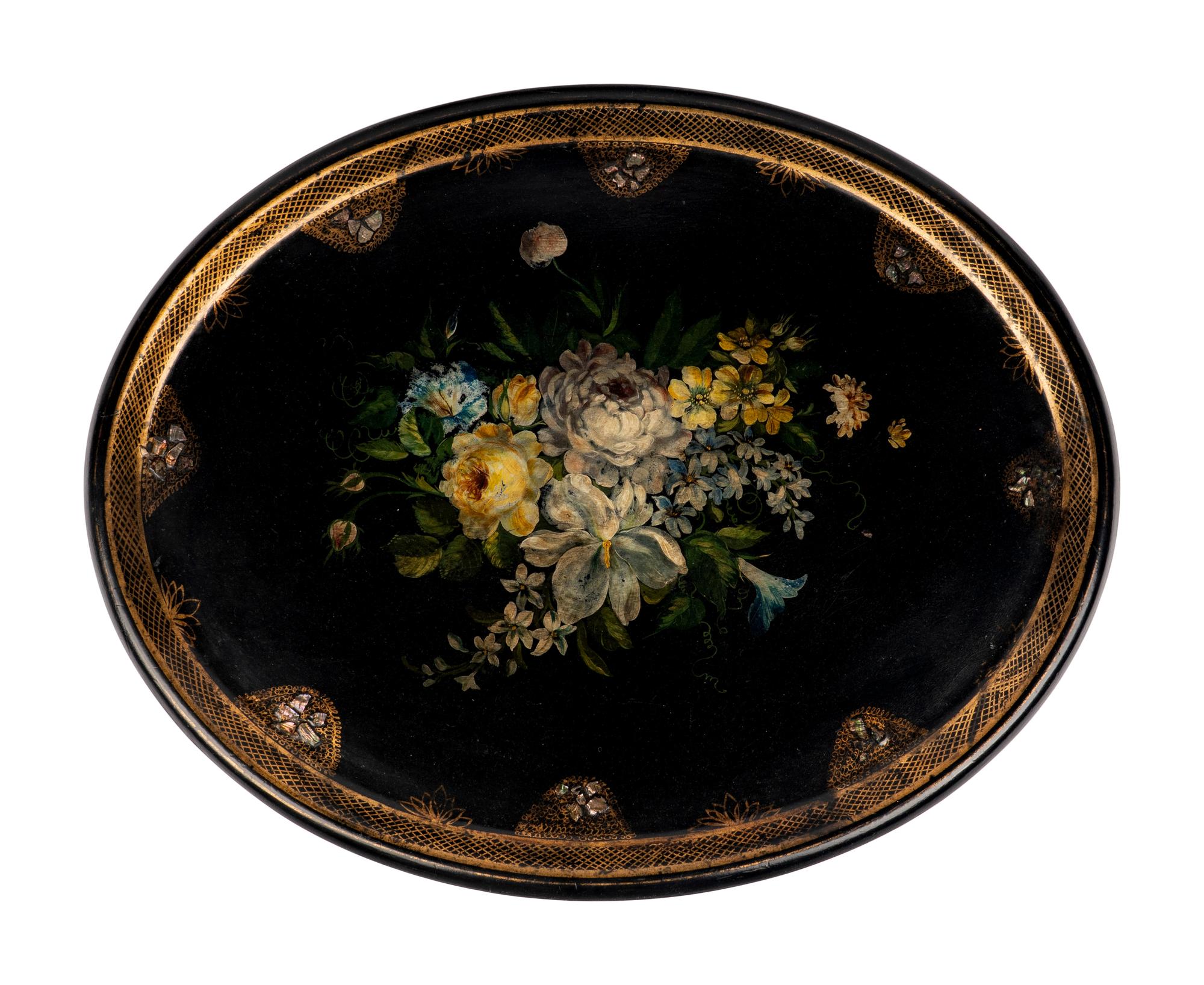 An English Papier Mache Tray