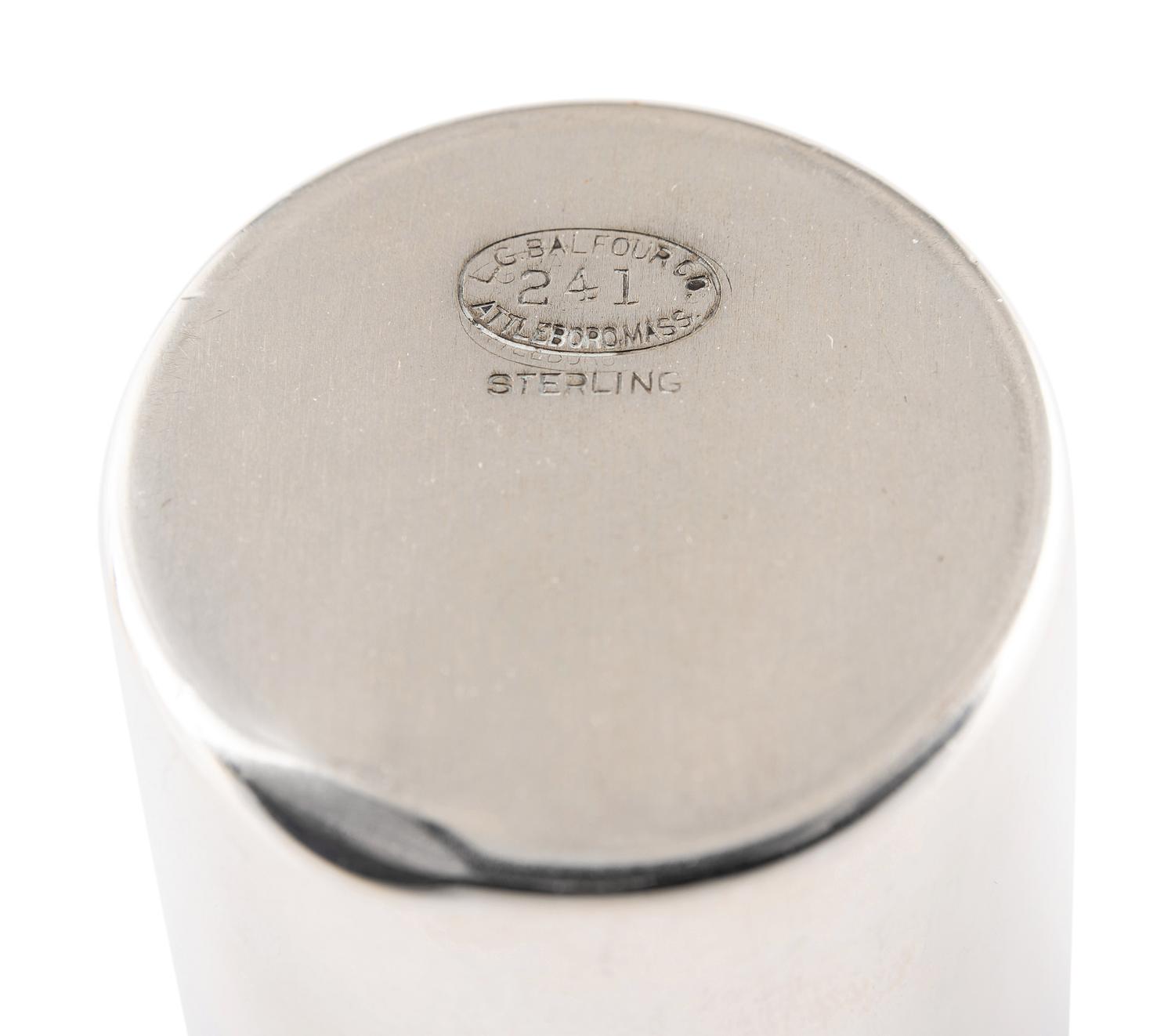 Nine American Silver Kentucky Horse Show Trophy Cups