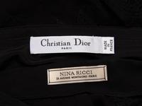 Nina Ricci & Christian Dior, Silk Blouse & Skirt