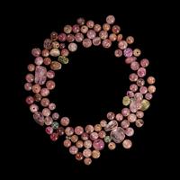A Group of Chinese Tourmaline Beads — 碧璽珠一組