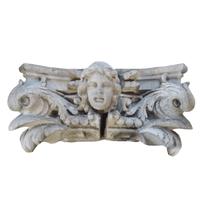 A Terra Cotta Capital from the Granada Theatre, Chicago, IL. 50" W x 33" D x 24" H — United States, Circa 1926