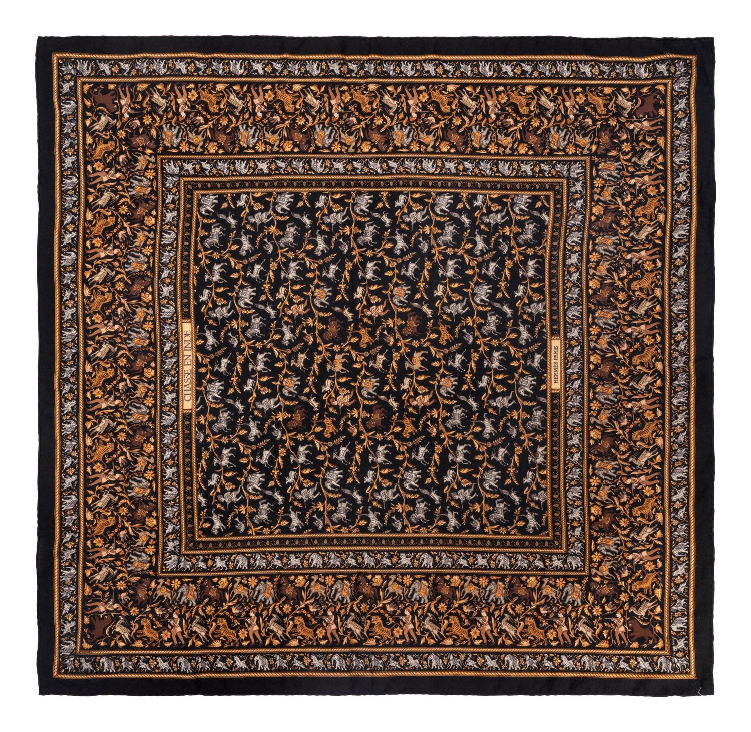 Two Hermès Cashmere Scarves