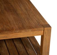 A Contemporary Walnut Slat Coffee Table