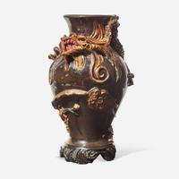A Harry Barnard (1862-1933) Wedgwood Vase with Dragon UK, 1922