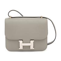 Hermès, Mini Constance 18 in Gris Mouette Epsom