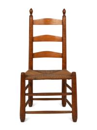 Two Country Rush Seat Chairs