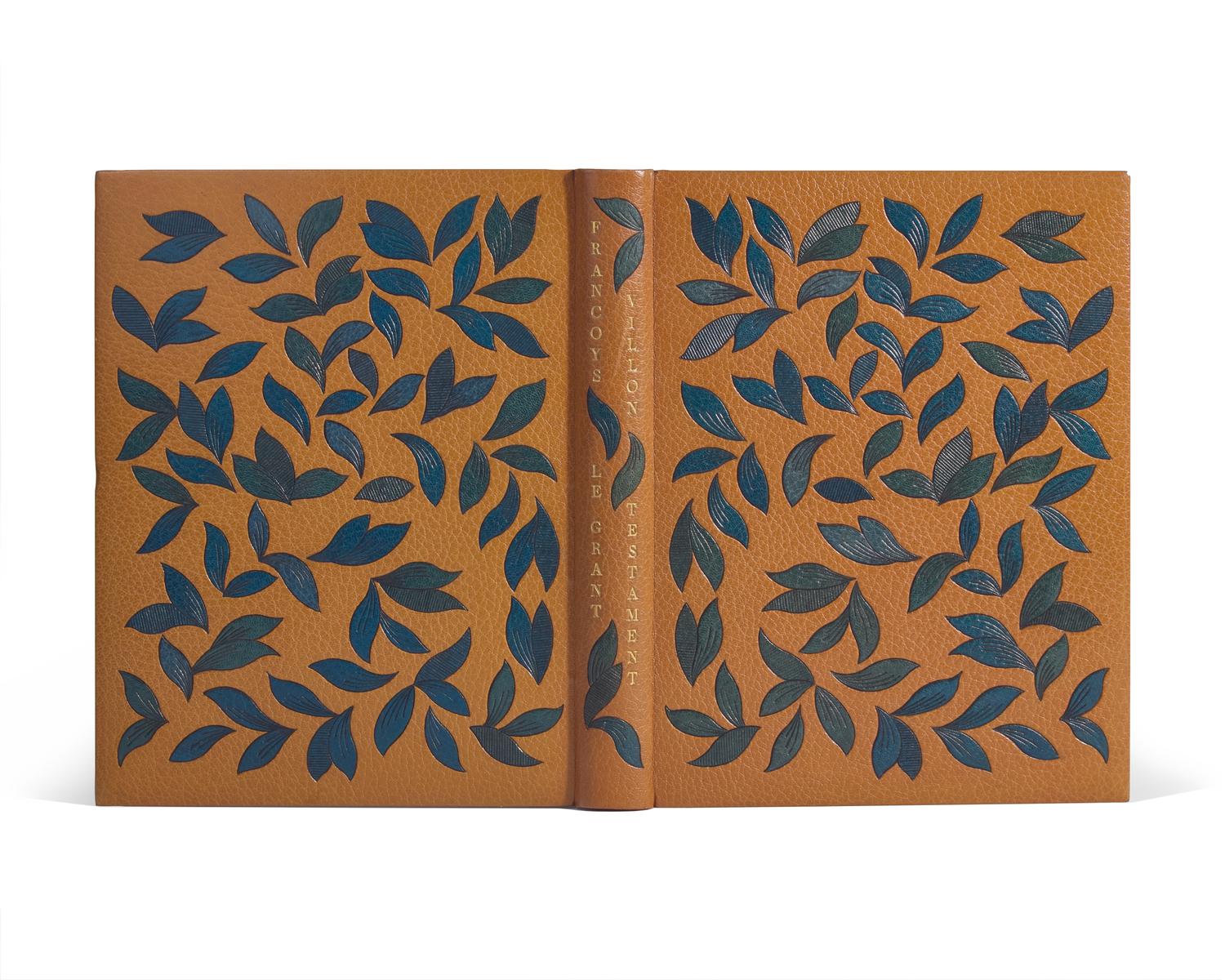 [Fine Bindings] [Weill, Lucie] Villon, Francoys. Le Grant Testament
