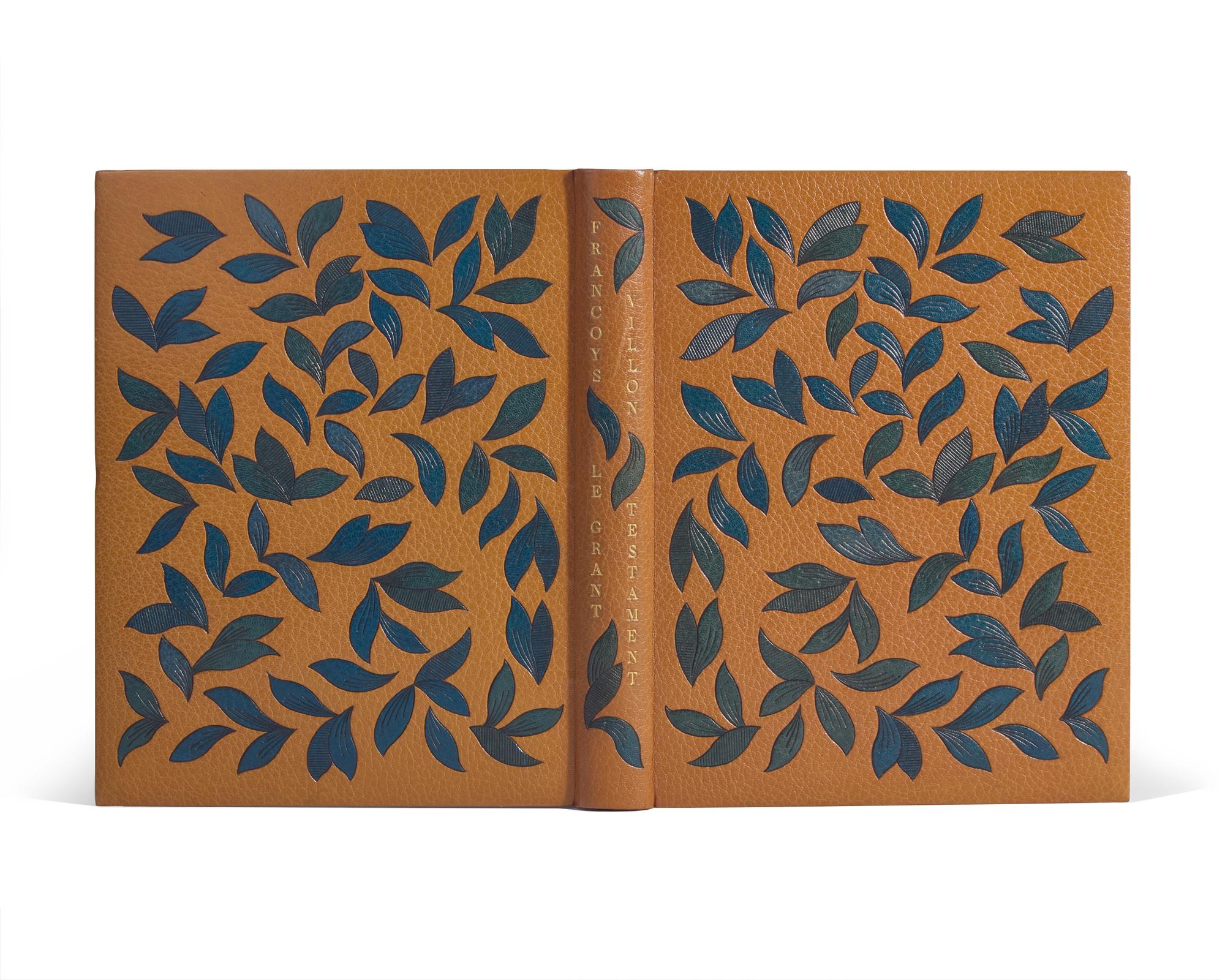 [Fine Bindings] [Weill, Lucie] Villon, Francoys. Le Grant Testament