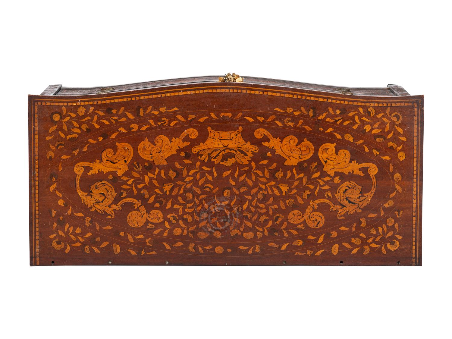 A Dutch Marquetry Chest of Drawers
