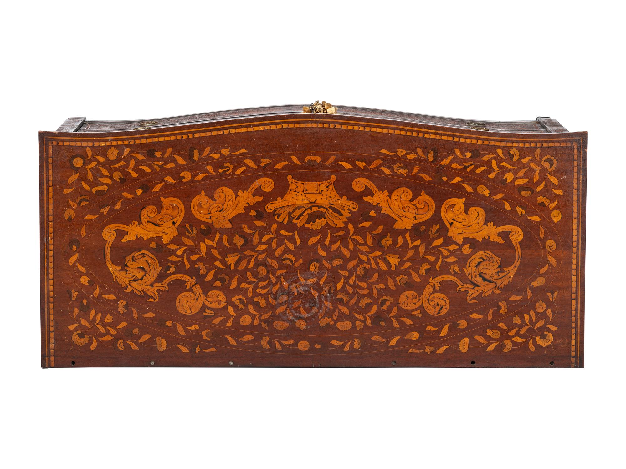 A Dutch Marquetry Chest of Drawers