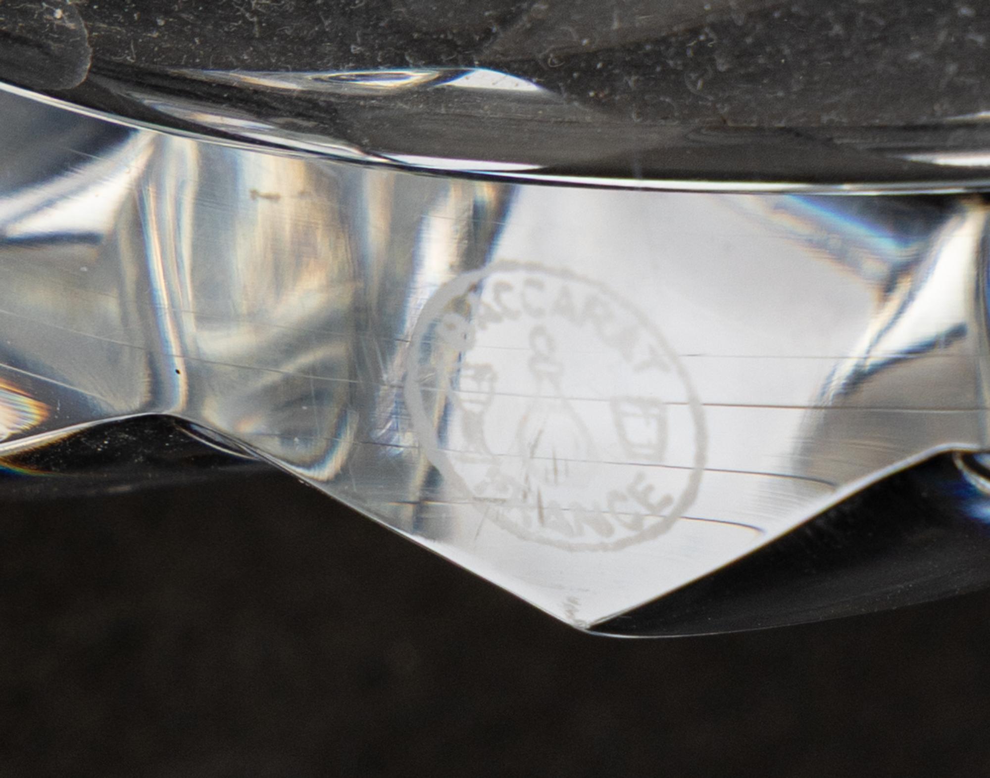 A Baccarat Glass Centerpiece Bowl