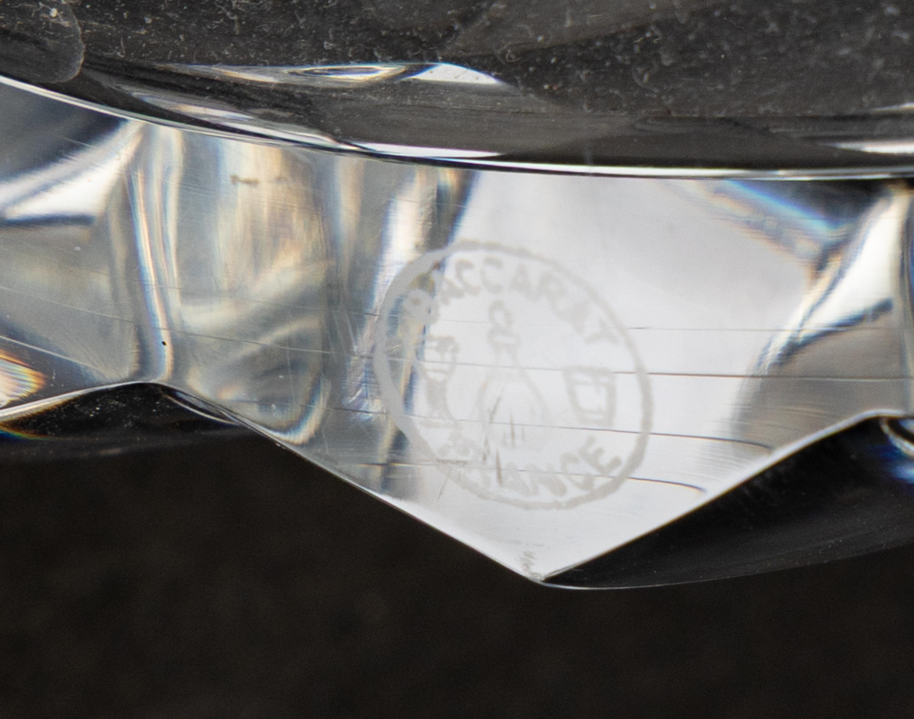 A Baccarat Glass Centerpiece Bowl