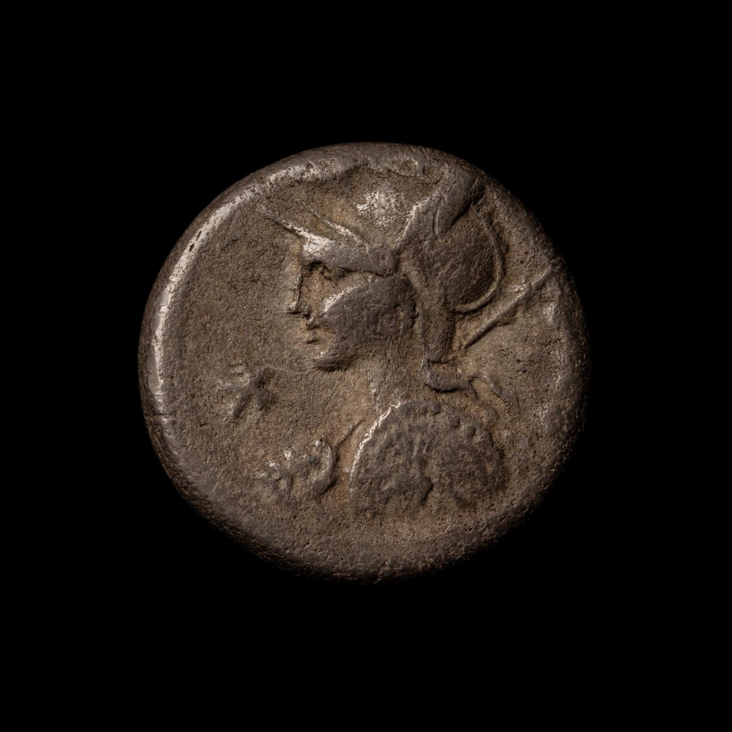 [ANCIENTS] ROMAN REPUBLIC. P. Licinius Nerva (c. 113-112 BC). Ar Denarius, (3.8g, 16mm); the reverse featuring three citizens voting in the Comitum .