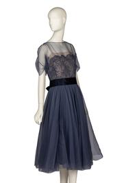 Organza Cocktail Dress, 1957